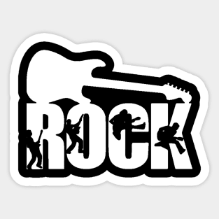 Rock Guitar Sticker